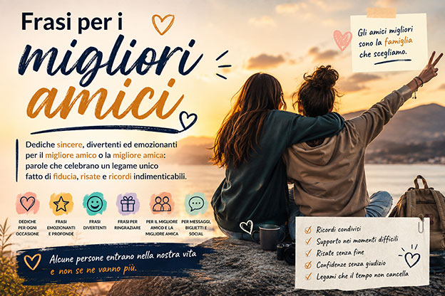 Le più belle frasi per i migliori amici